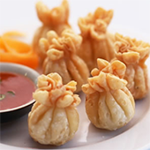 Vegetarian Won ton
